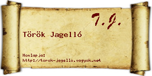 Török Jagelló névjegykártya